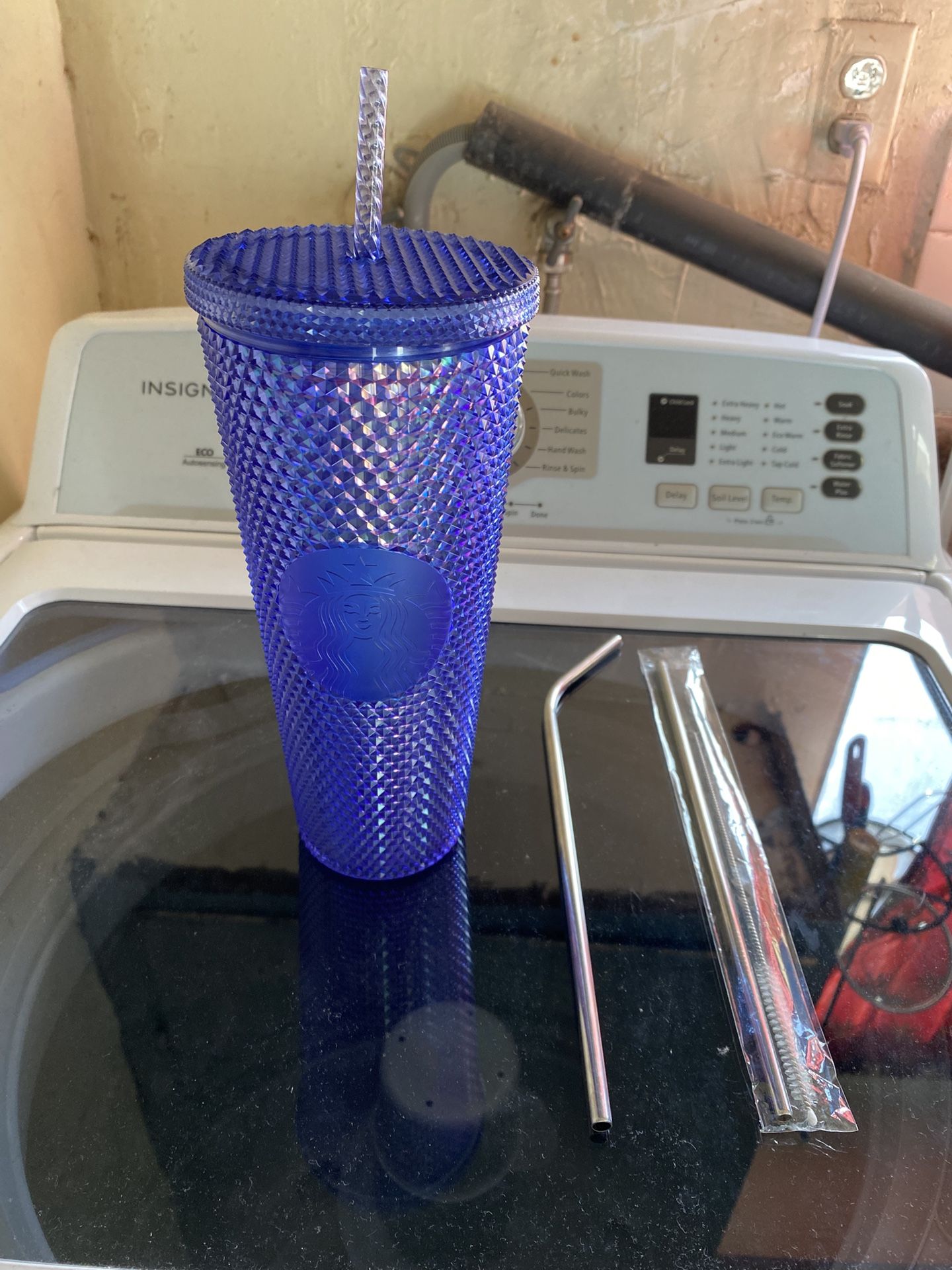 Disney 50th Anniversary Holographic Studded Starbucks Tumbler