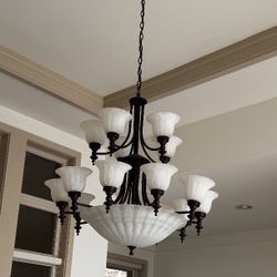 2 Complimentary Chandeliers