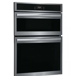 Gallery 30 in. Electric Built-In Wall Oven and Microwave Combination w/ Total Convection, Smudge-Proof Stainless Steel