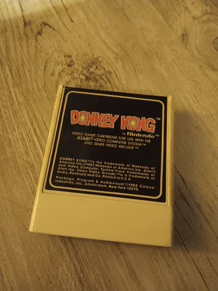 Donkey Kong (Atari 2600, 1982), Official Atari Original Tested!