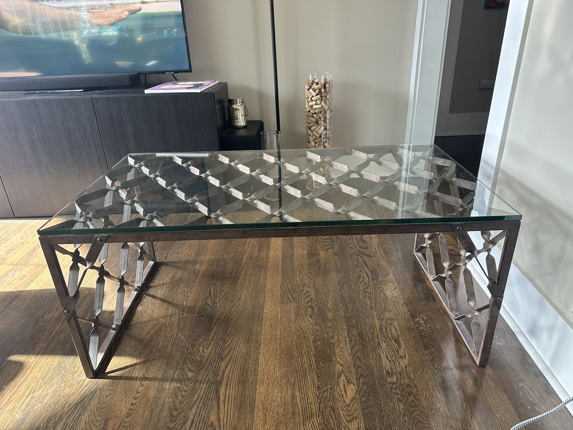 Glass Top Coffee Table