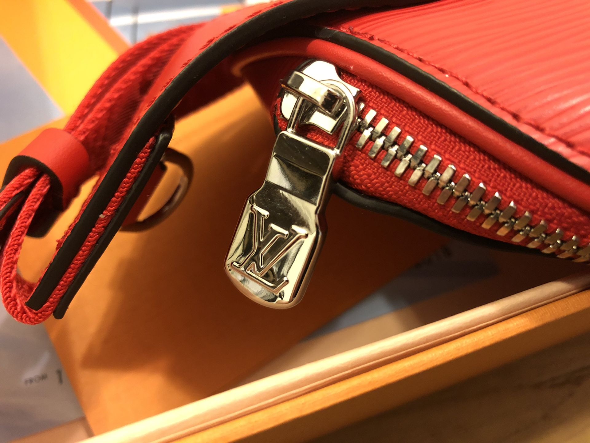 Louis Vuitton Red Supreme Bum Bag at 1stDibs