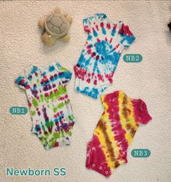 Tie Dye Carter's Baby Onesies