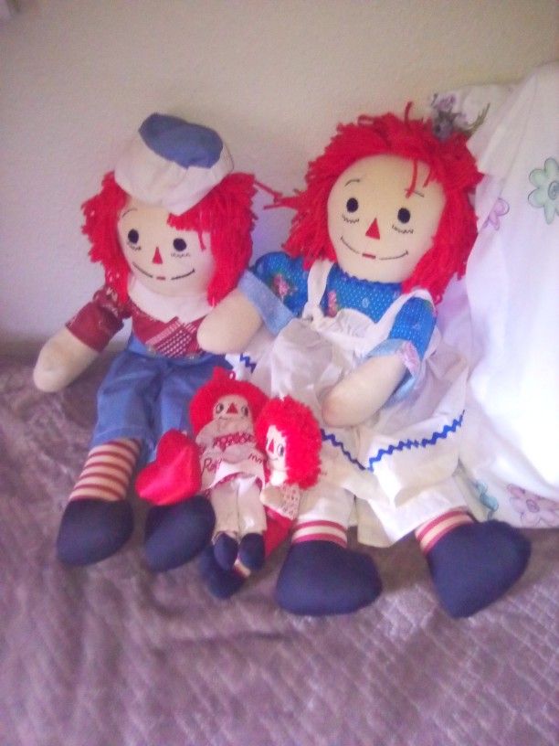 Raggedy Ann And Andy Dolls