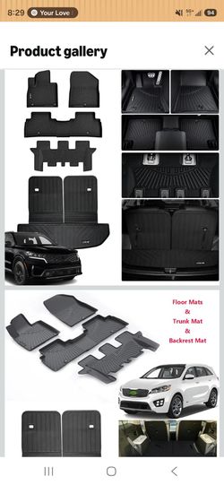 2016-2020 kia sorento weather mats