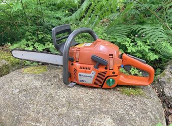 Husqvarna 351 Chainsaw with Muffler Mod