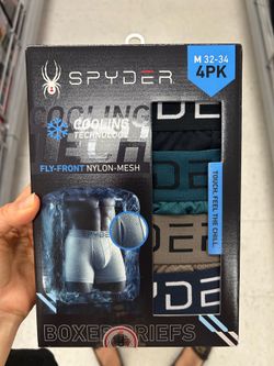 Spyder Men’s Cooling Boxer Briefs 4-Pack size M