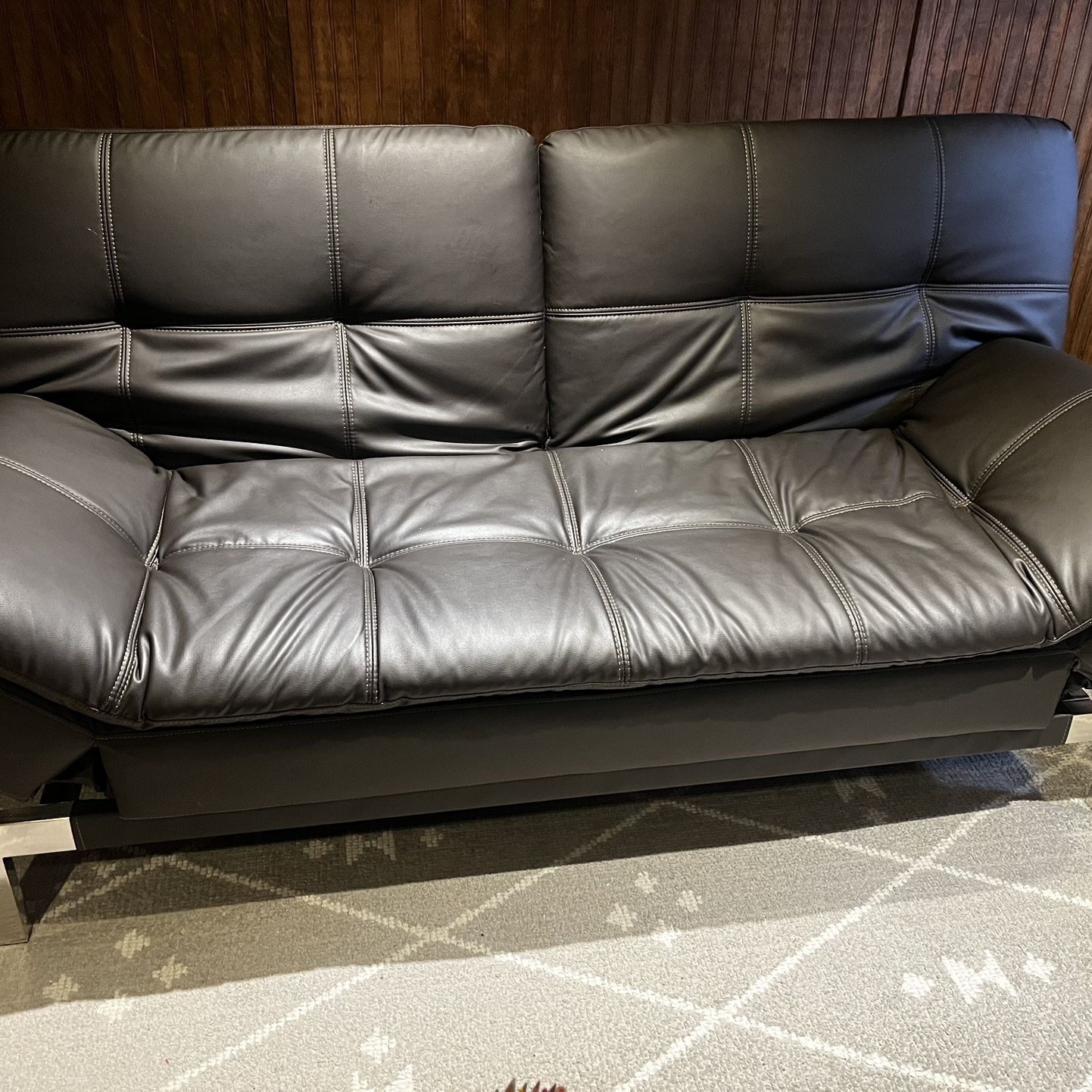 Leather Futon From Costco For In