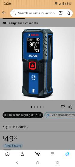 Laser measuring tape