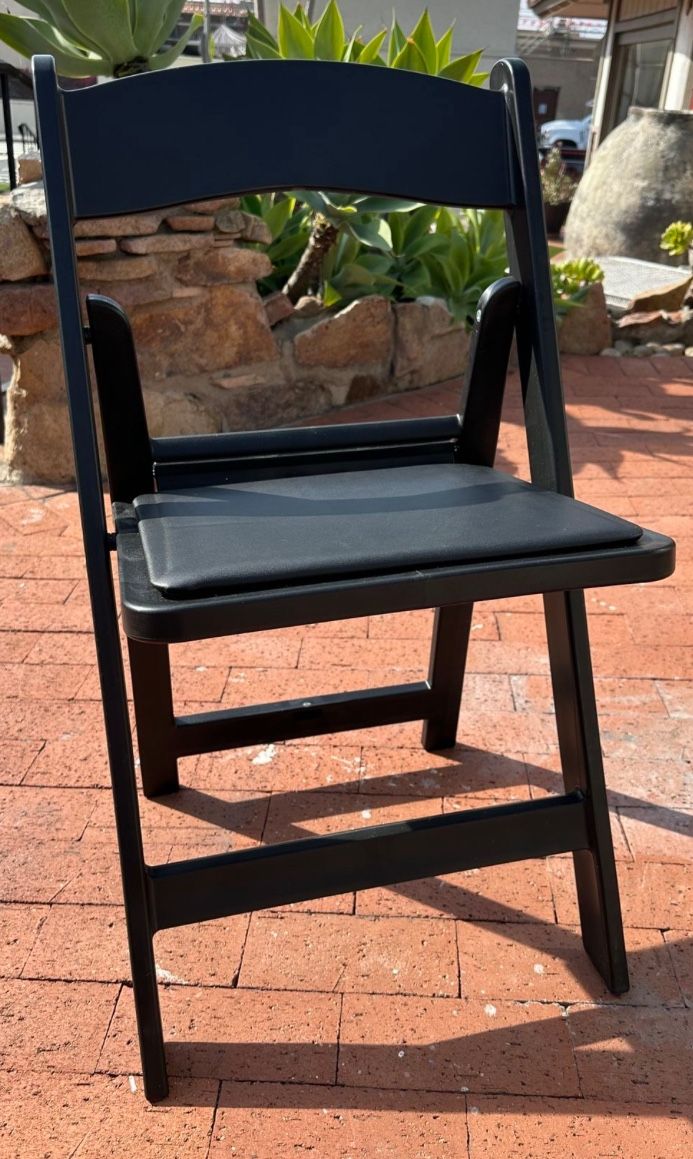 Black Resin Chairs - Sillas Resina Negra