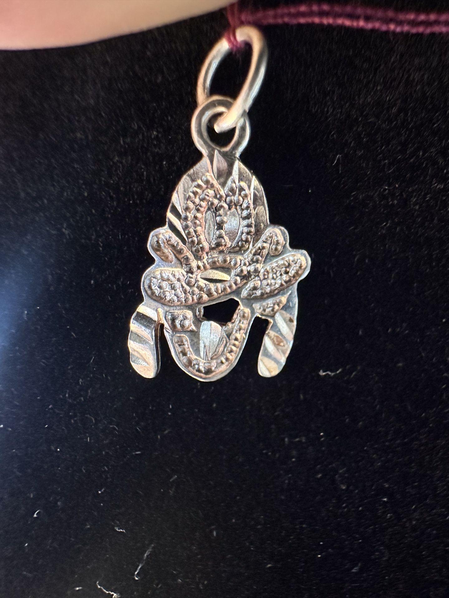 Goofy Silver Pendant $15