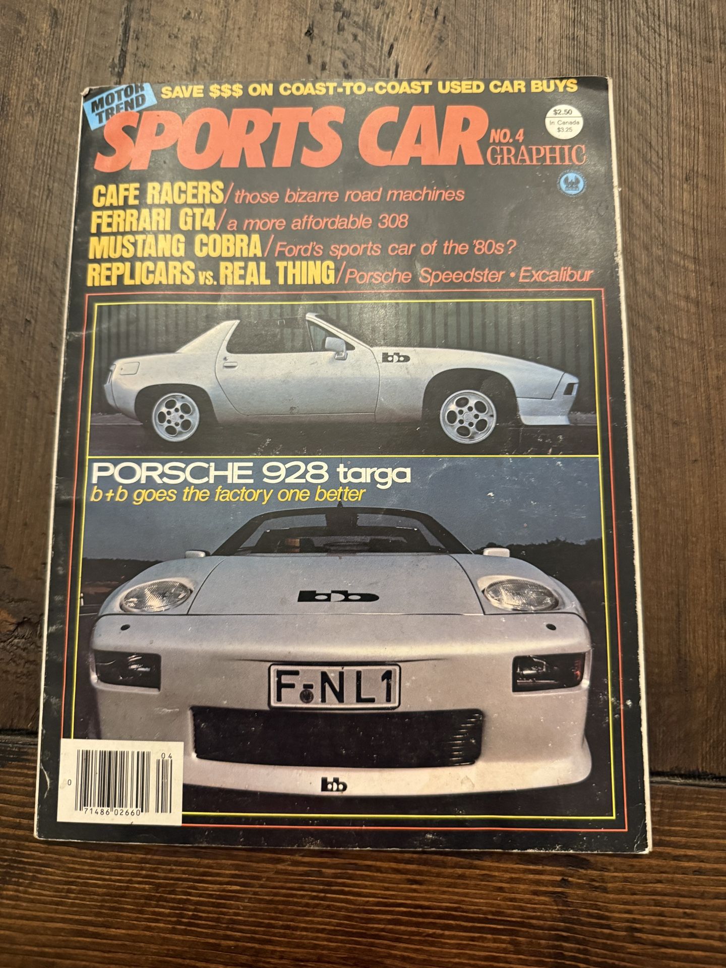 Motor trends, sports car, graphic #4 magazine
