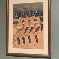 Framed Antique Japanese Art