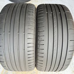 Two 275/35/20 Goodyear Eagle F1 Runflats With 75-80% Left Amazing Pair Camaro Mercedes S Class