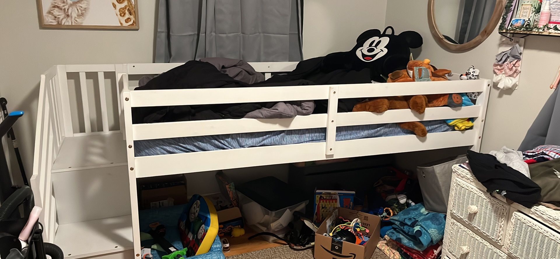 Kids Twin Size Loft Bed