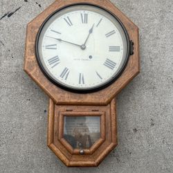 Large Antique Seth Thomas Wall Clock