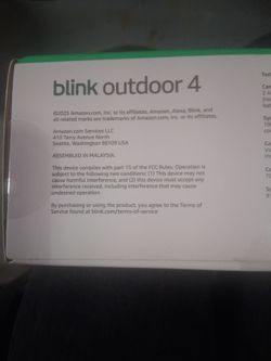 Blink outdoor 4