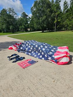US Flag Design ZOON Car Cover