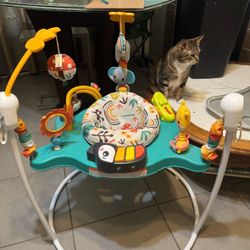 Baby Activity Jumper with Toys - Great Condition