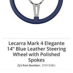 Lecarra Steering Wheel 15’