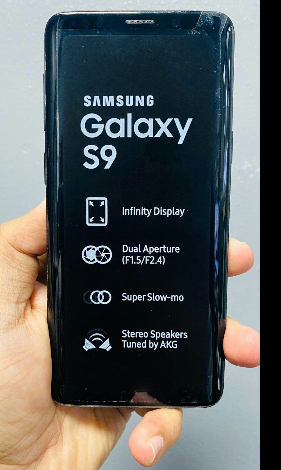 Samsung S9 64gb Unlocked (finance for $40 down, no credit needed) We are a store all phones under warranty $240