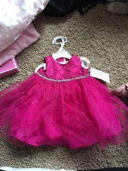 Pink sparkly dress 3-6 months
