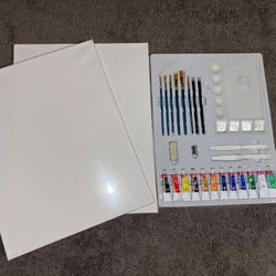 2 Canvas + all materials included 