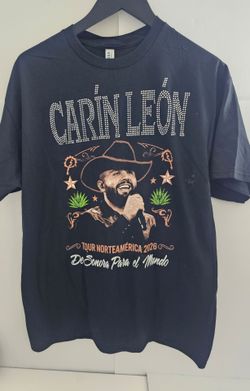 🔥 BRAND NEW Carin Leon 2026 Tour Shirt - Size Large (Black) 🔥