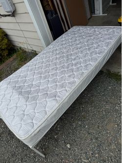 Twin Mattress with frame
