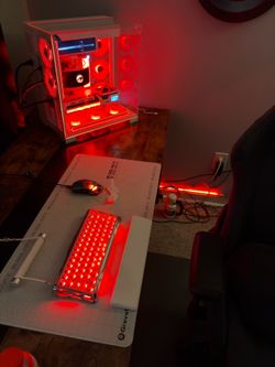 All white High End AMD Gaming pc!