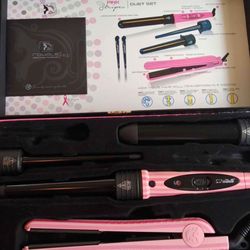 Hair Curling Wand Set 