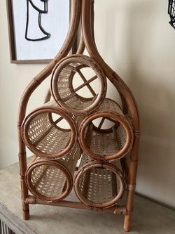 5 wine boho holder