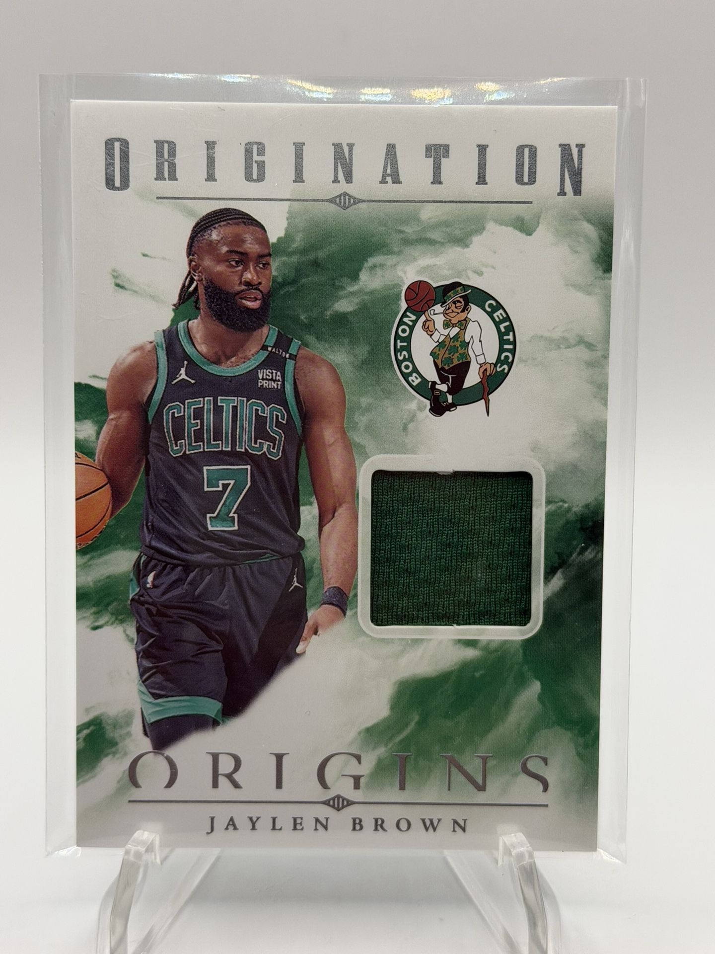 Jaylen Brown Origins Game Worn Patch