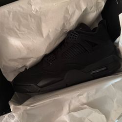 Jordan Black Cat 4 Size 12