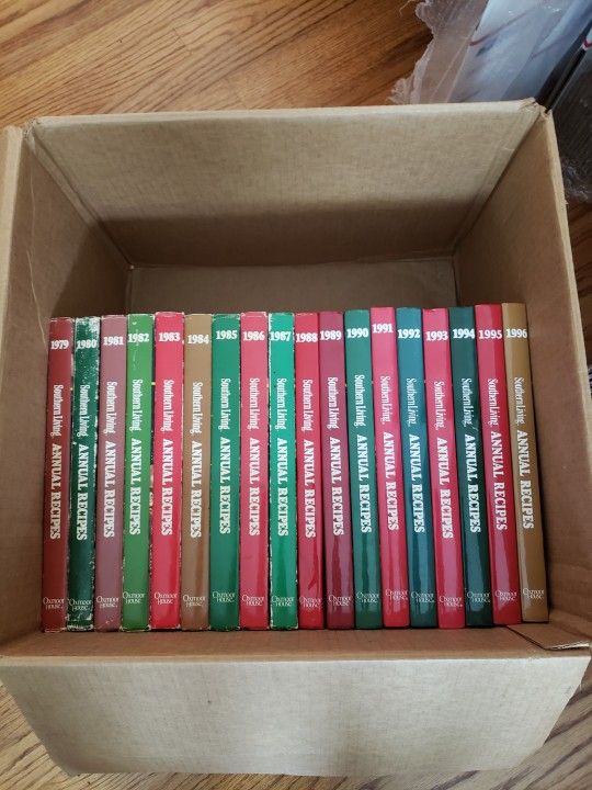 Southern Living Annual Cookbooks (18 total)
1(contact info removed)