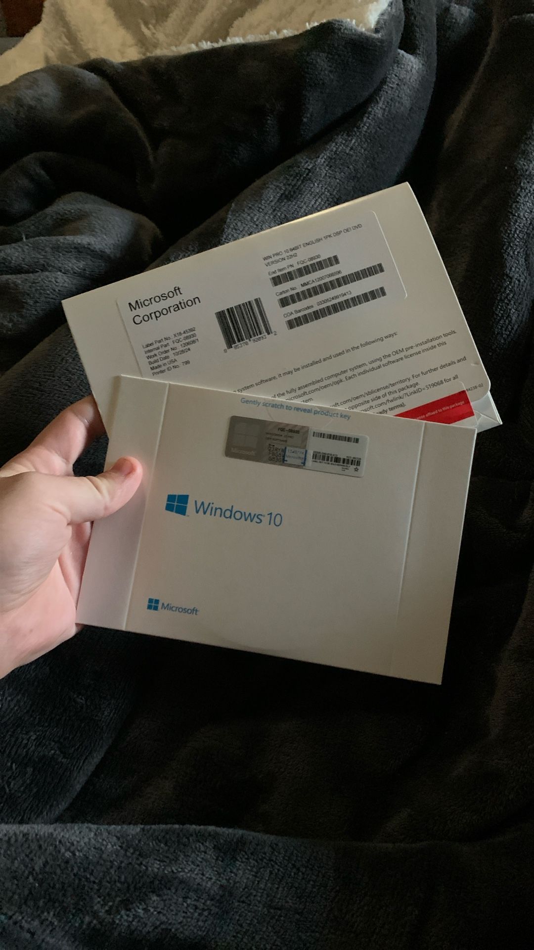 Windows 10 Pro 64bit Key And CD