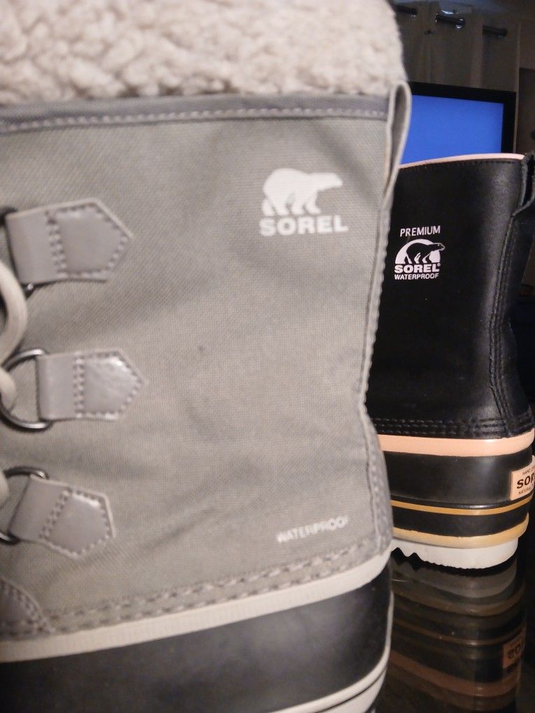 Sorel Waterproof Duck Boots Youth Size 4