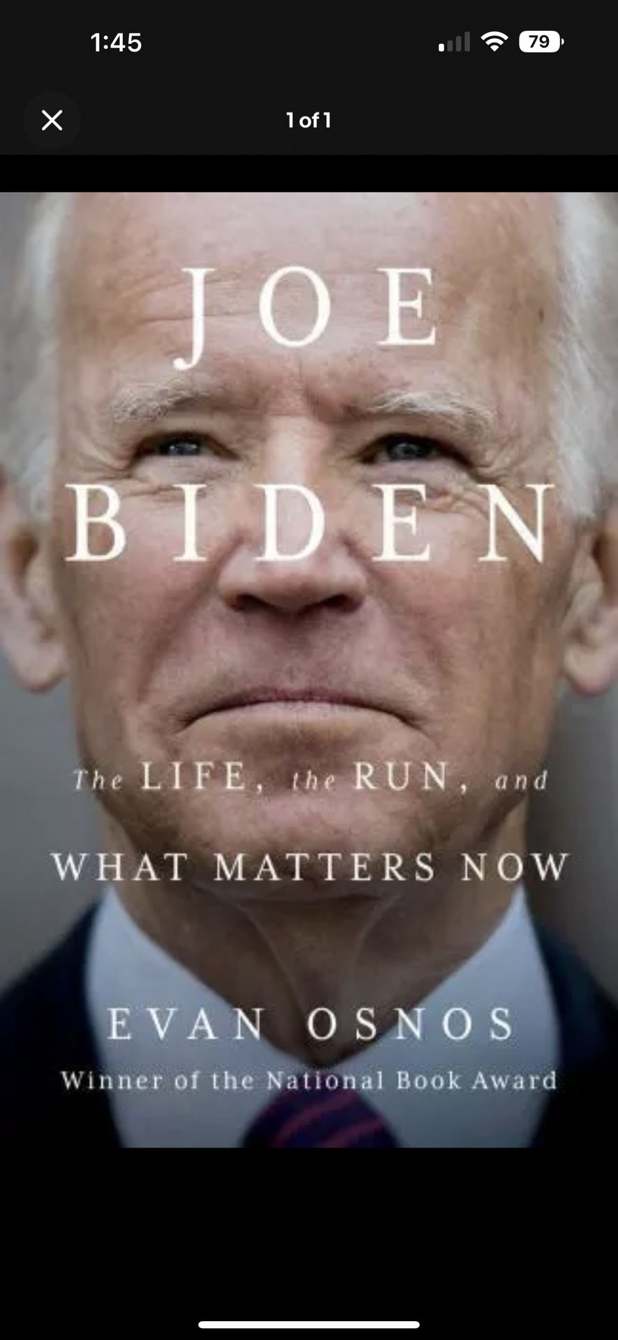 Joe Biden: The Life, The Run, And What Matters Now By Evan Osnos (2020)