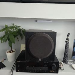 Yamaha receiver and subwoofer