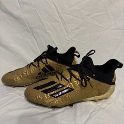 Size 10 Adidas Adizero Young King New Reign Gold/Black 