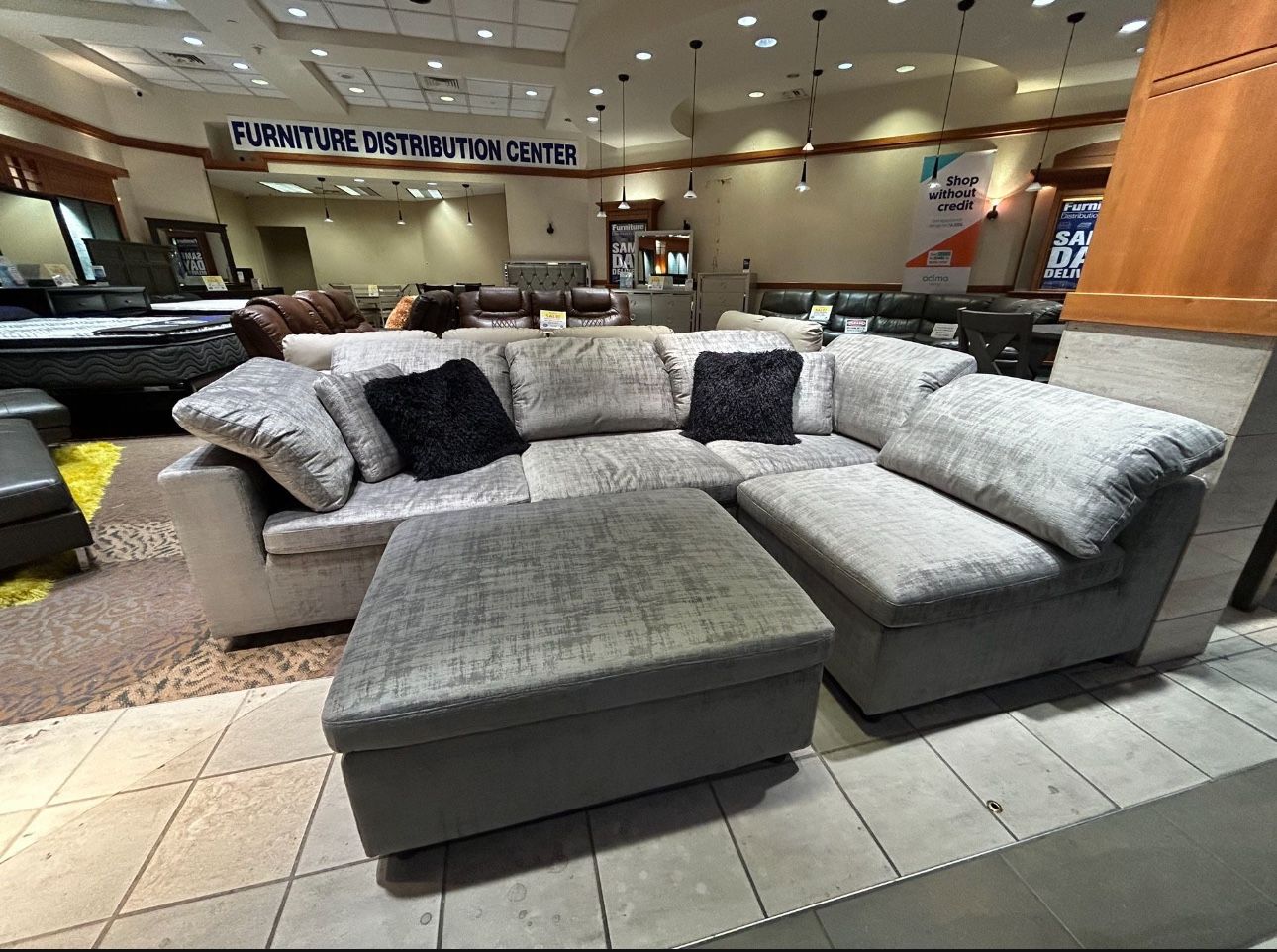 COMFY NEW LIMA SECTIONAL SOFA AND OTTOMAN SET ON SALE ONLY $799. IN STOCK SAME DAY DELIVERY π EASY FINANCING