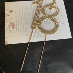 18 Cake topper 