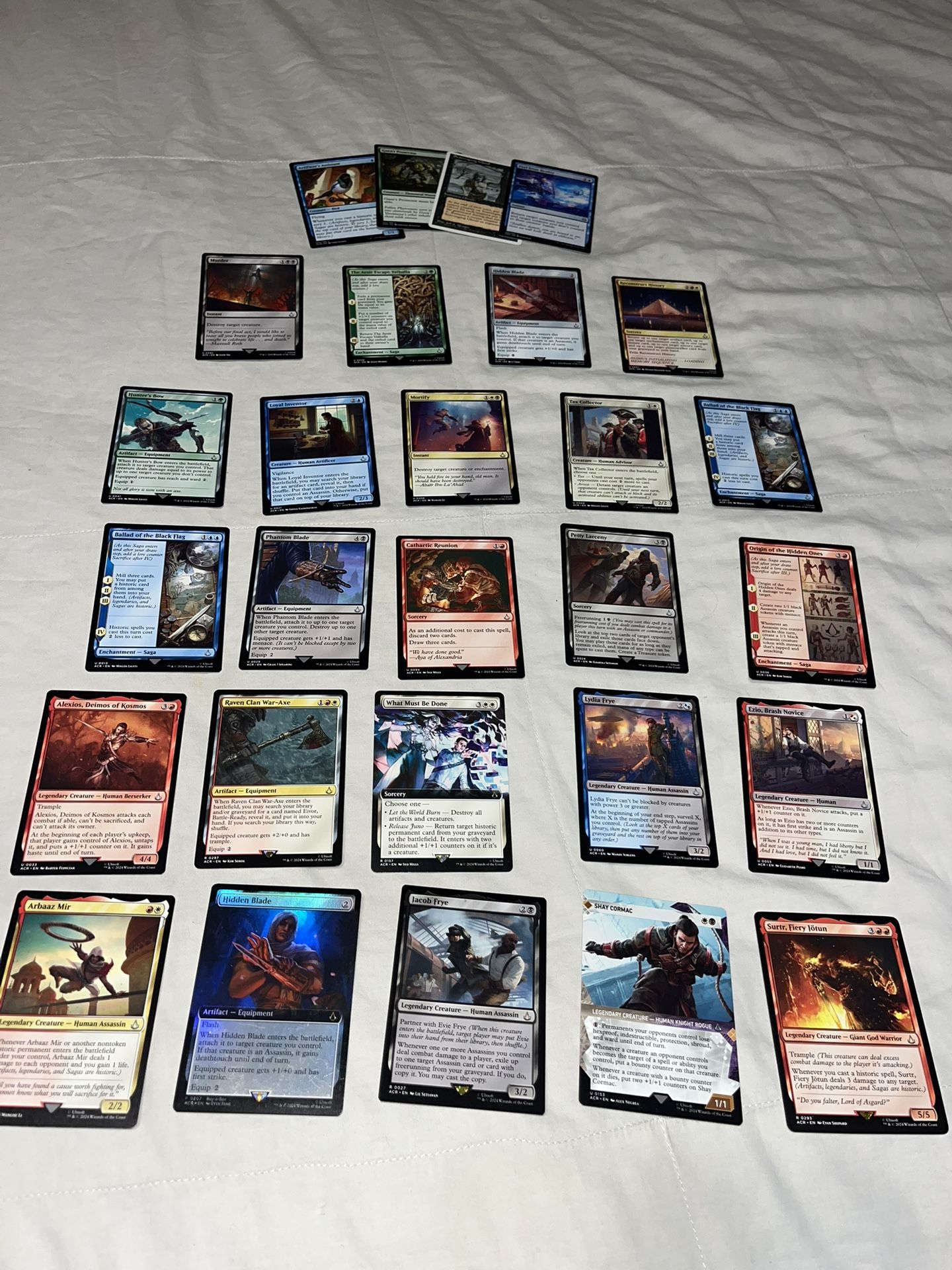 MTG Assassin’s Creed Lot! Magic the Gathering unique Cards 