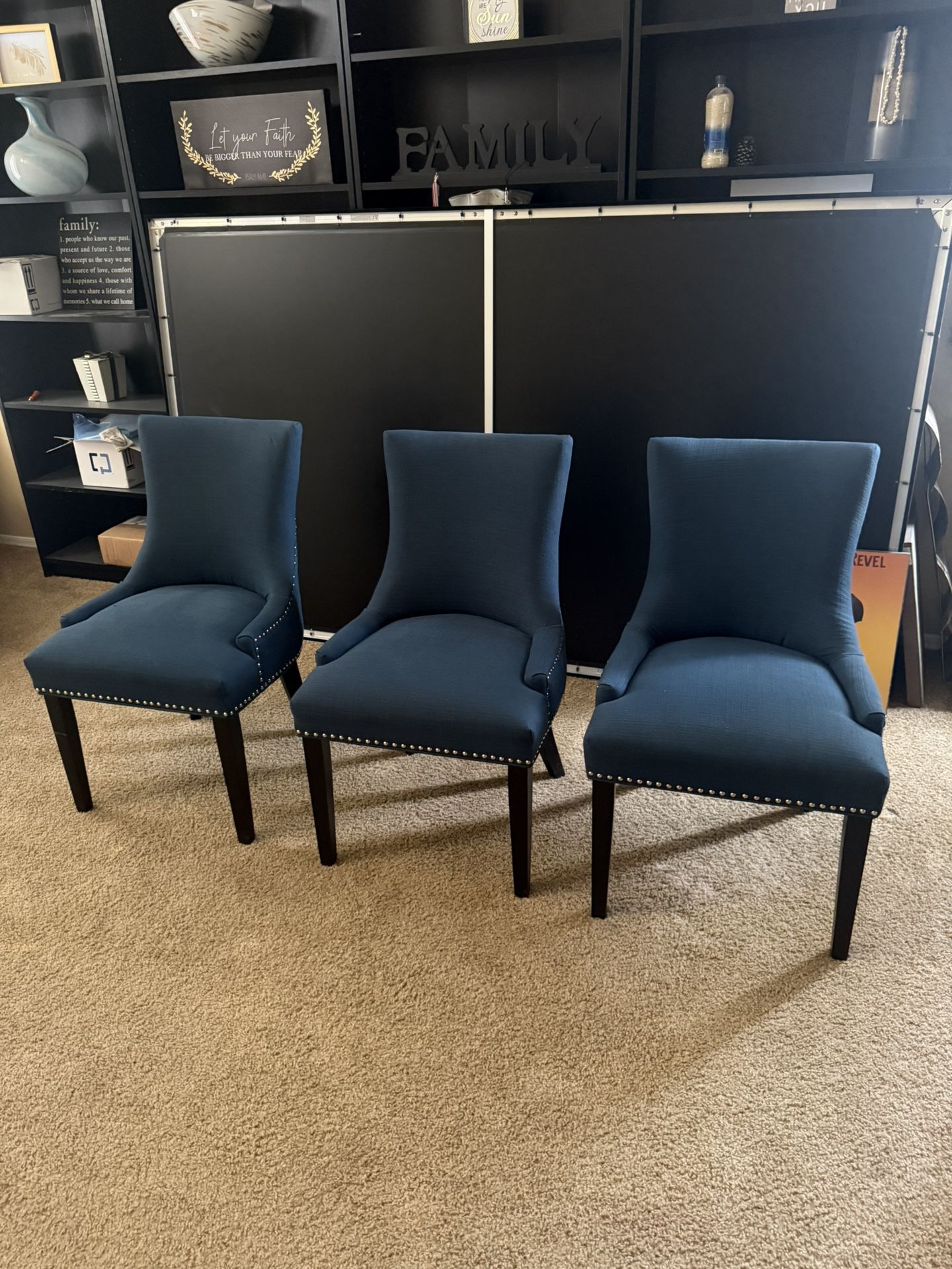 3 Upholstered Chairs