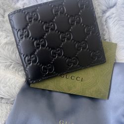 Authentic Gucci Black Wallet For Men 