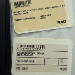 Authentic Fendi Wallet 
