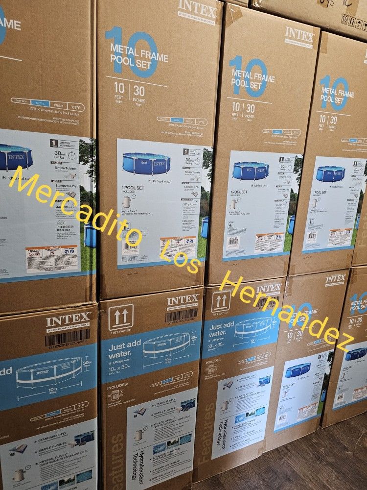 10ft x 30in Swimming Pool Intex - Brand New Albercas Nuevas