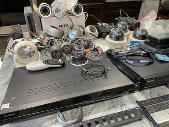 Large CCTV Security Camera Lot – Lorex, Hikvision, Arecont Vision + DVR/NVR Equipment