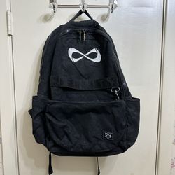 Nfinity Black Sparkle Cheerleading Backpack