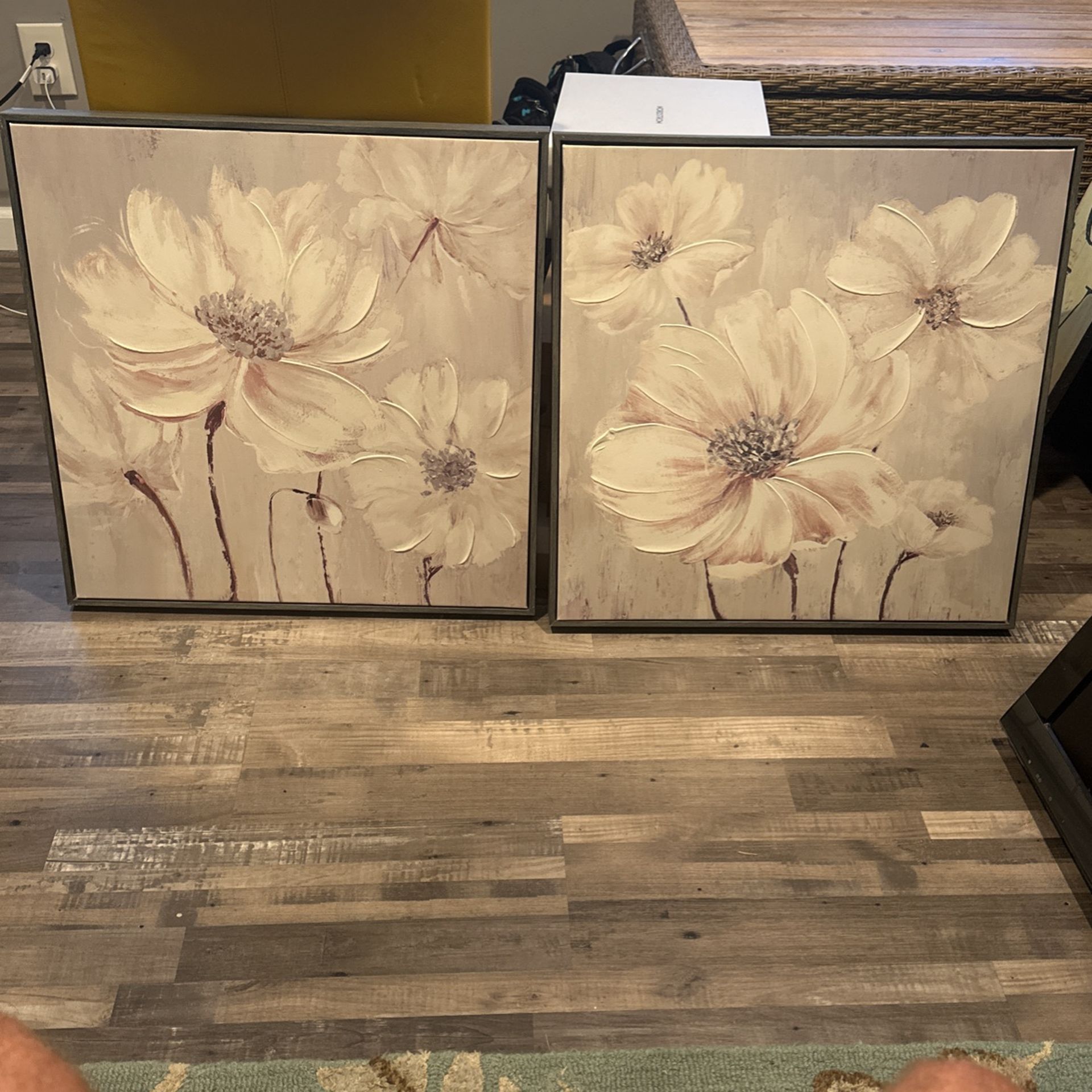 Flower Wall painting Set Of 2